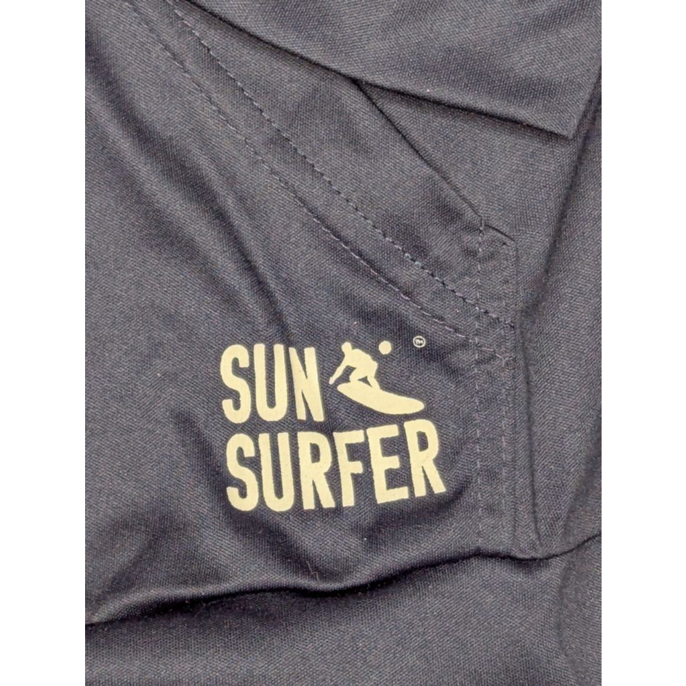 Men's SUN SURFER Navy Blue Hoodie L UV Protection - Picture 8 of 11